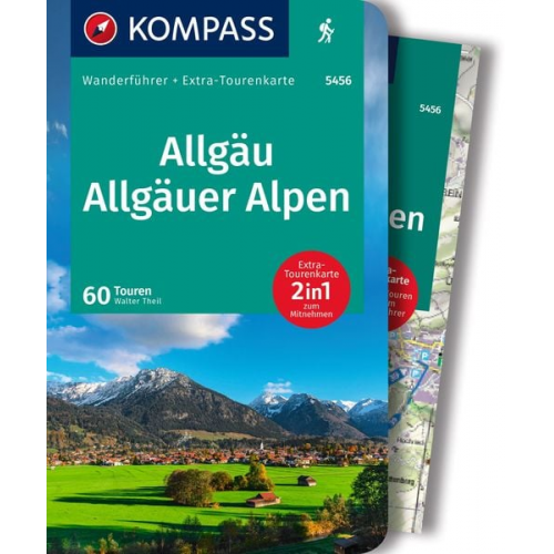 Walter Theil - KOMPASS Wanderführer Allgäu, Allgäuer Alpen, 60 Touren mit Extra-Tourenkarte