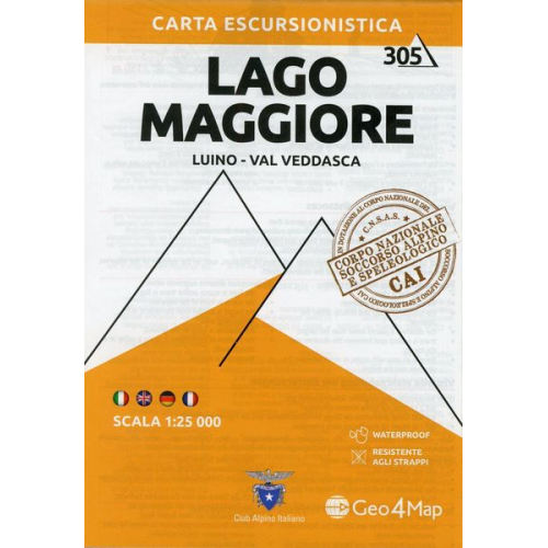 Lago Maggiore 1:25 000