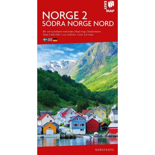 Norge 2 Södra Norge nord 1:345 000