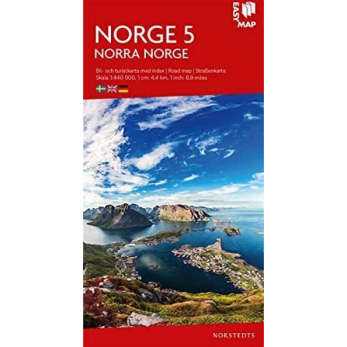 Norge 5 Norra Norge 1:440 000