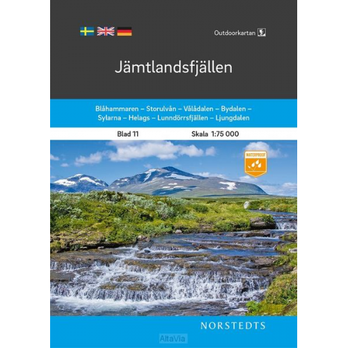 Jämtlandsfjällen 1:75 000