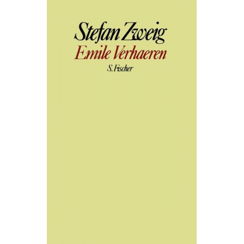 Stefan Zweig - Emile Verhaeren