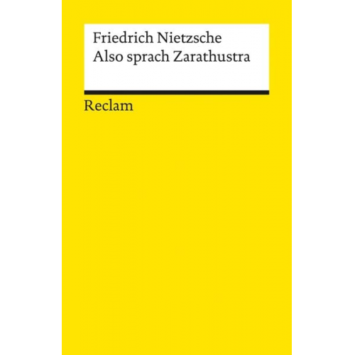 Friedrich Nietzsche - Also sprach Zarathustra