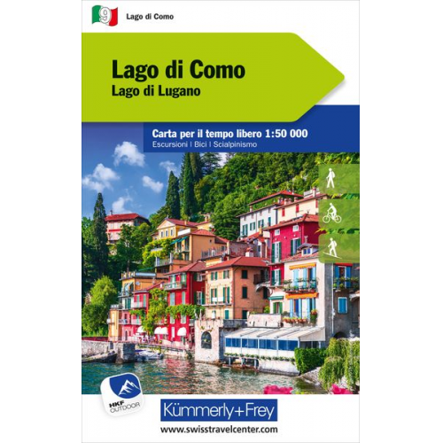 Kümmerly+Frey Outdoorkarte Lago di Como 1:50.000