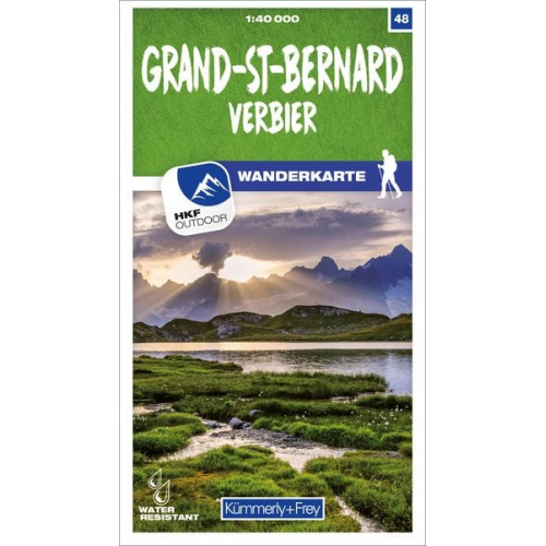Grand-St-Bernard Verbier Nr. 48 Wanderkarte 1:40 000
