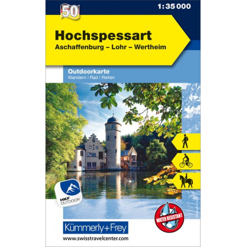 Hochspessart, Aschaffenburg, Lohr, Wertheim 1 : 35 000