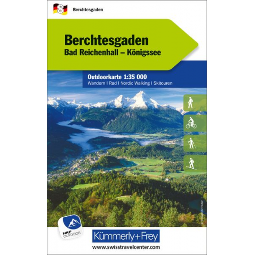 Berchtesgaden Nr. 08 Outdoorkarte Deutschland 1:35 000