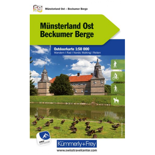 Münsterland Ost - Beckumer Berge Nr. 59 Outdoorkarte Deutschland 1:50 000