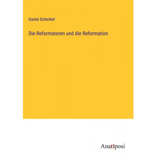 Daniel Schenkel - Die Reformatoren und die Reformation