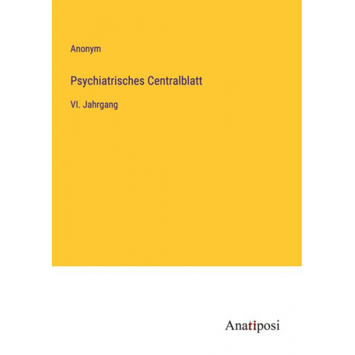 Psychiatrisches Centralblatt