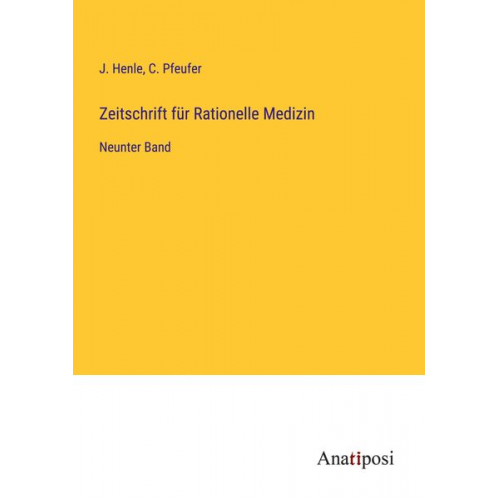 J. Henle C. Pfeufer - Zeitschrift für Rationelle Medizin