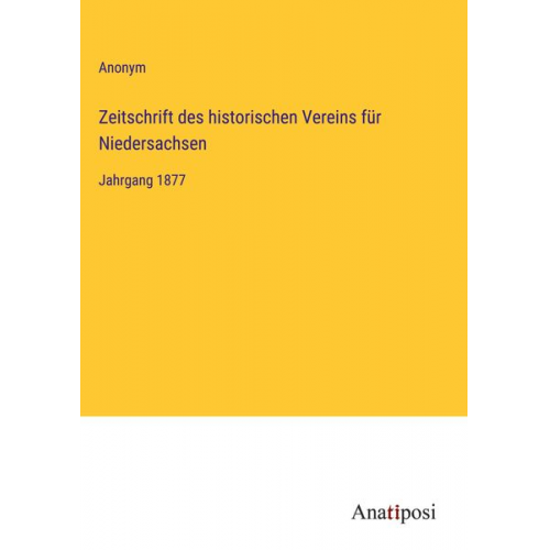 Zeitschrift des historischen Vereins für Niedersachsen