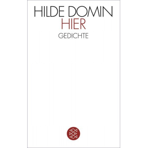 Hilde Domin - Hier