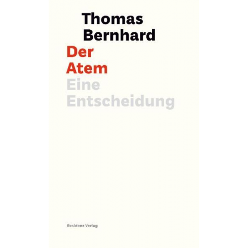 Thomas Bernhard - Der Atem