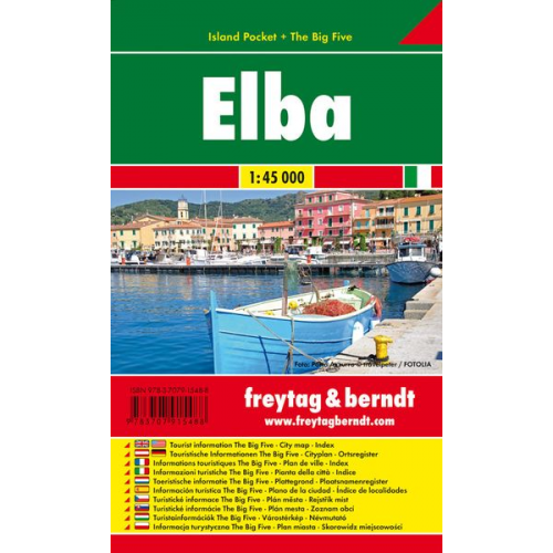 Elba, Island Pocket, Autokarte 1:45.000