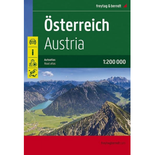 Österreich, Straßen-Atlas 1:200.000, freytag & berndt