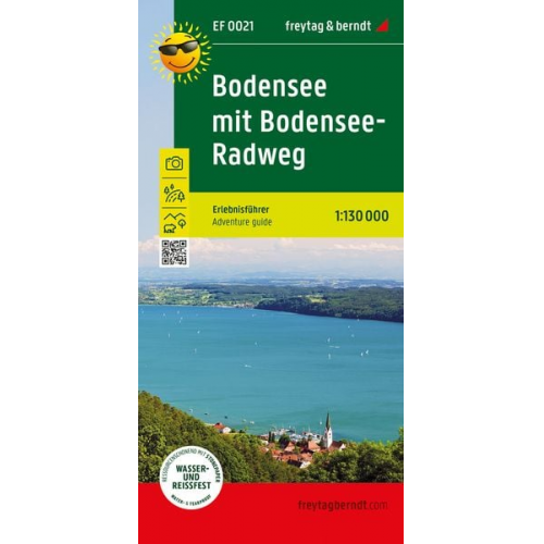 Bodensee mit Bodensee-Radweg, Erlebnisführer 1:130.000, freytag & berndt, EF 0021