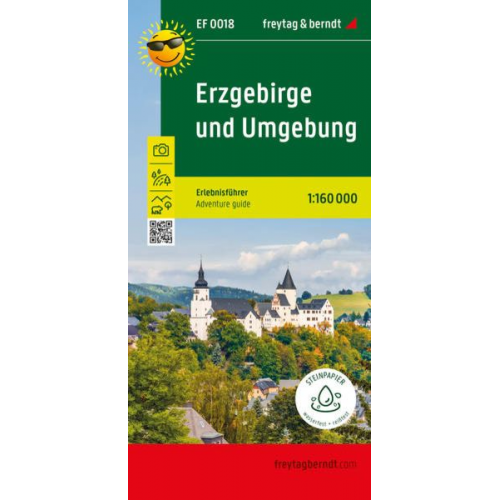 Erzgebirge und Umgebung, Freizeitkarte 1:160.000, freytag & berndt