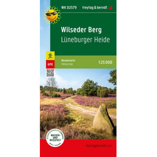 Wilseder Berg, Wanderkarte 1:25.000, freytag & berndt, WK D2579