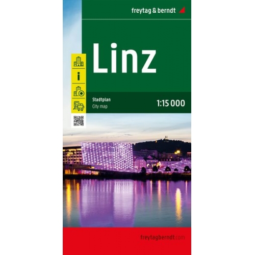 Linz, Stadtplan 1:15.000, freytag & berndt