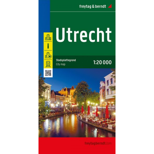 Utrecht, Stadtplan 1:20.000, freytag & berndt