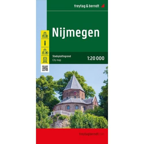 Nijmegen, Stadtplan 1:20.000, freytag & berndt