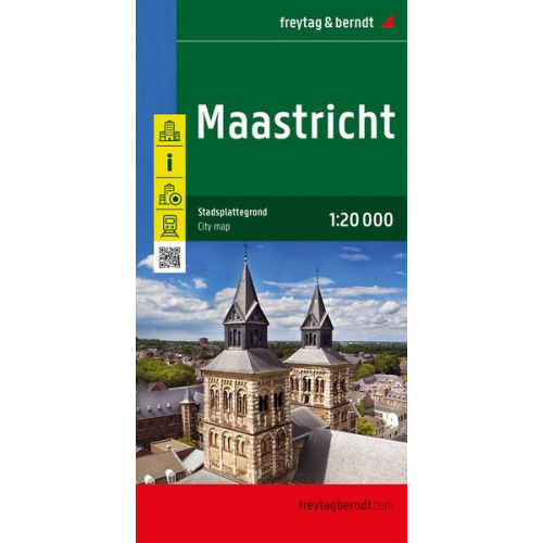 Maastricht, Stadtplan 1:20.000, freytag & berndt