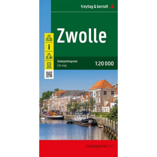 Zwolle, Stadtplan 1:20.000, freytag & berndt