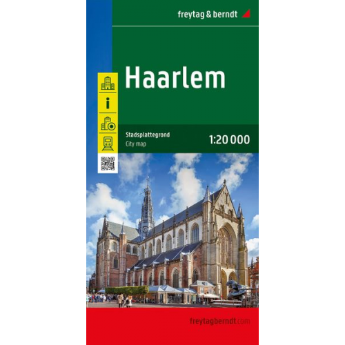 Haarlem, Stadtplan 1:20.000, freytag & berndt