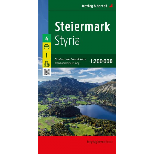 Steiermark, Straßen- und Freizeitkarte 1:200.000, freytag & berndt