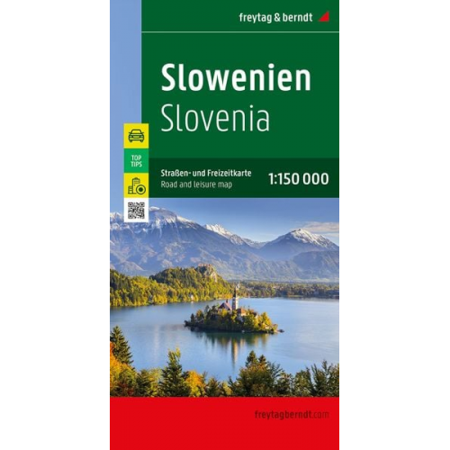 Slowenien, Straßen- und Freizeitkarte 1:150.000, freytag & berndt