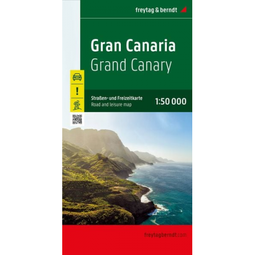 Gran Canaria, Straßen- und Freizeitkarte 1:50.000, freytag & berndt