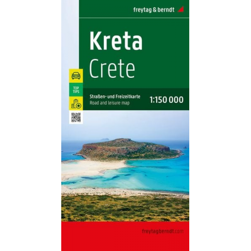 Kreta, Straßen- und Freizeitkarte 1:150.000, freytag & berndt