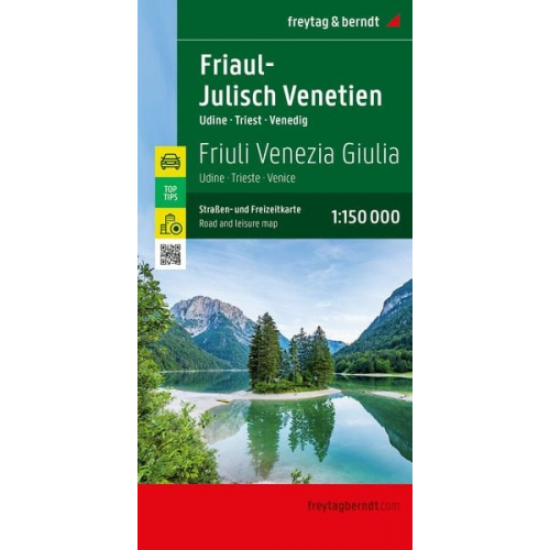 Friaul-Julisch Venetien, Straßen- und Freizeitkarte 1:150.000, freytag & berndt