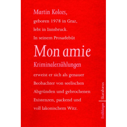 Martin Kolozs - Mon amie