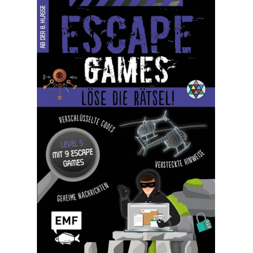 Arnaud Durand Julien Durand - Escape Games Level 5 (lila) – Löse die Rätsel! – 9 Escape Games ab der 8. Klasse