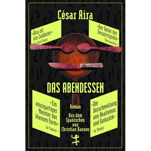 Cesar Aira - Das Abendessen