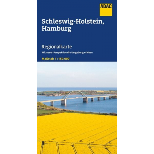 ADAC Regionalkarte 01 Schleswig-Holstein, Hamburg 1:150.000