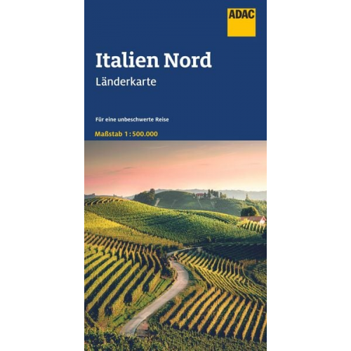 ADAC Länderkarte Italien Nord 1:500.000