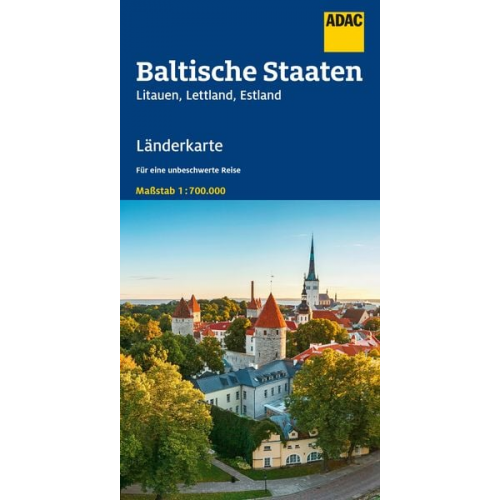 ADAC LK Baltische Staaten 1:700 000 LZ 2025