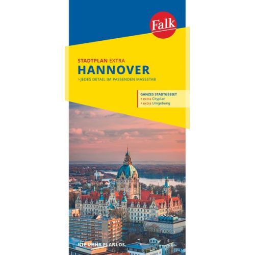 Falk Stadtplan Extra Hannover 1:20.000