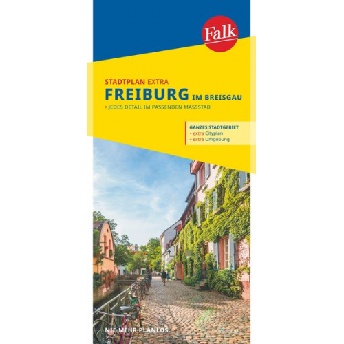 Falk Stadtplan Extra Freiburg 1:17.500