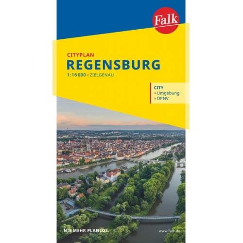 Falk Cityplan Regensburg 1:16.000