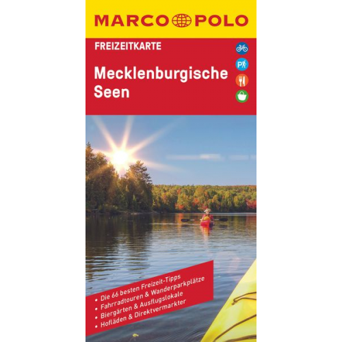 Marco Polo Verlag - MARCO POLO Freizeitkarte 8 Mecklenburgische Seen 1:100.000