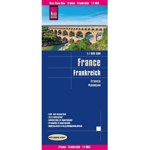 Reise Know-How Verlag Peter Rump - Reise Know-How Landkarte Frankreich / France (1:1.000.000)