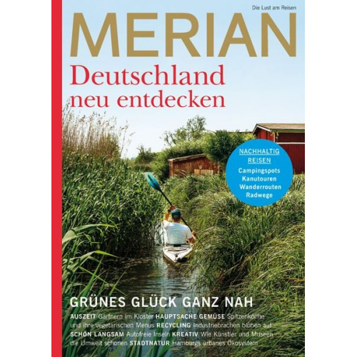 MERIAN Deutschland neu entdecken - Nachhaltig Reisen 08/2022