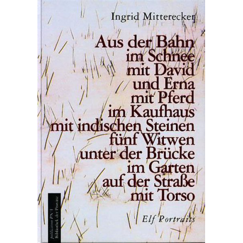 Ingrid Mitterecker - Aus der Bahn