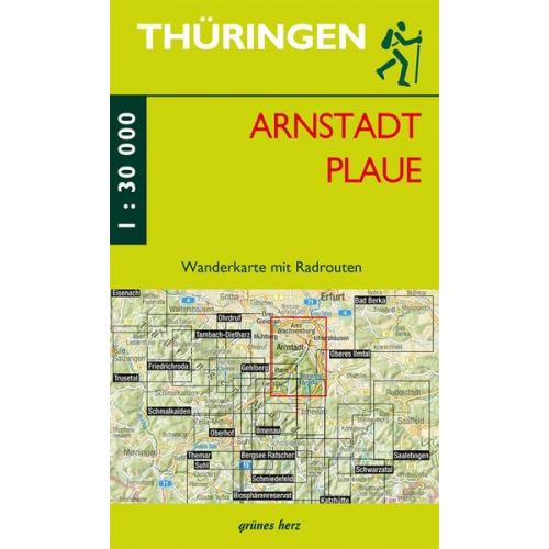 Wanderkarte Arnstadt und Plaue