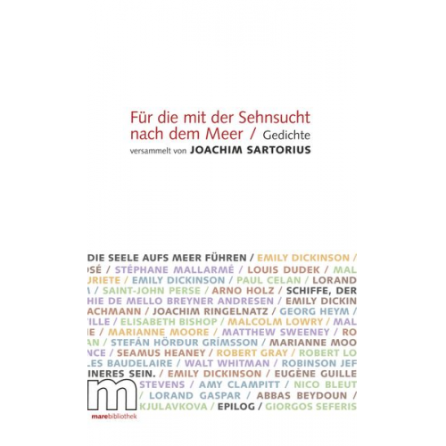 Joachim Sartorius - Für die mit der Sehnsucht nach dem Meer