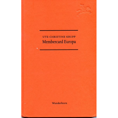 Ute-Christine Krupp - Membercard Europa